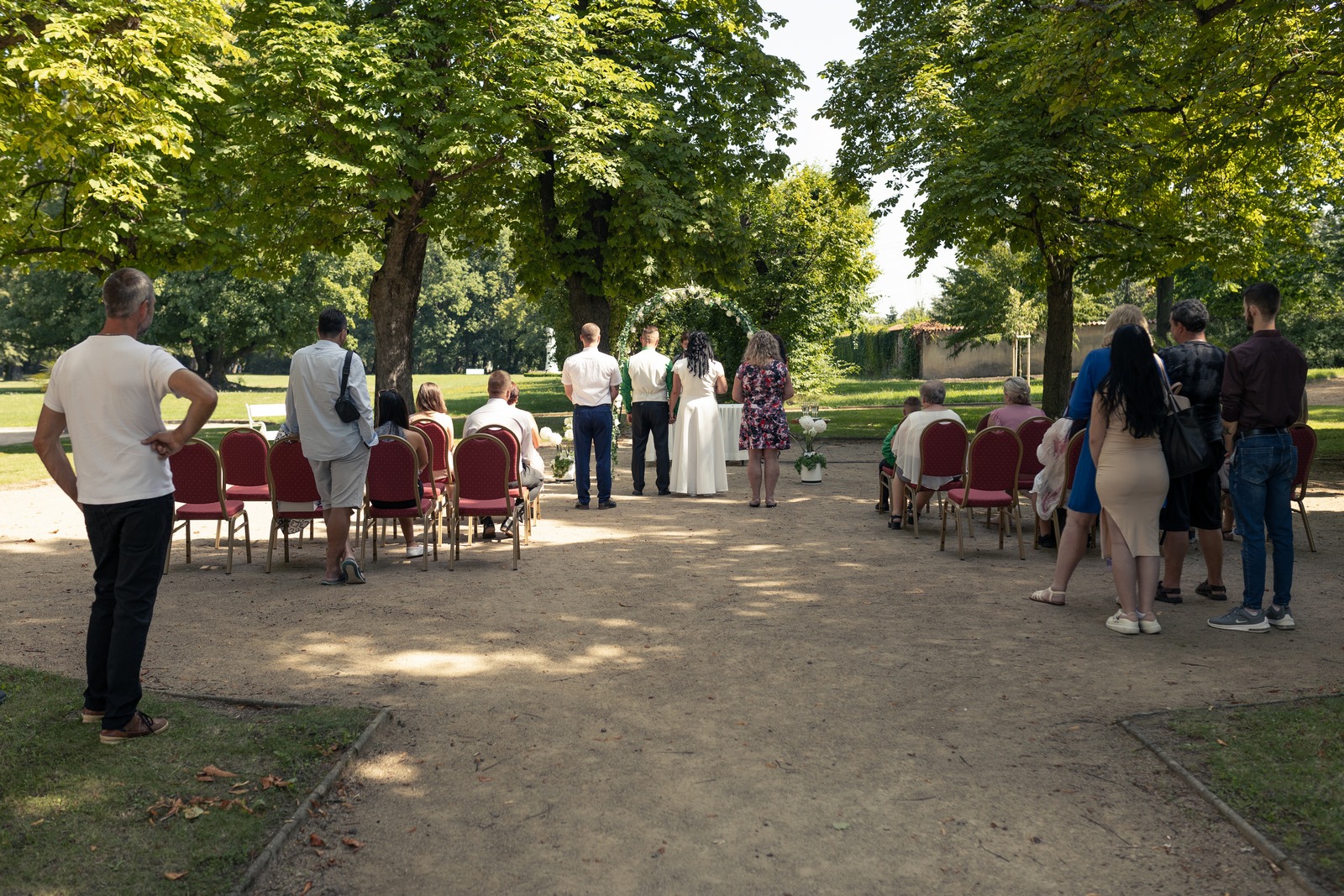 Svatba v Zámeckém parku v Hořovicích - svatební obřad