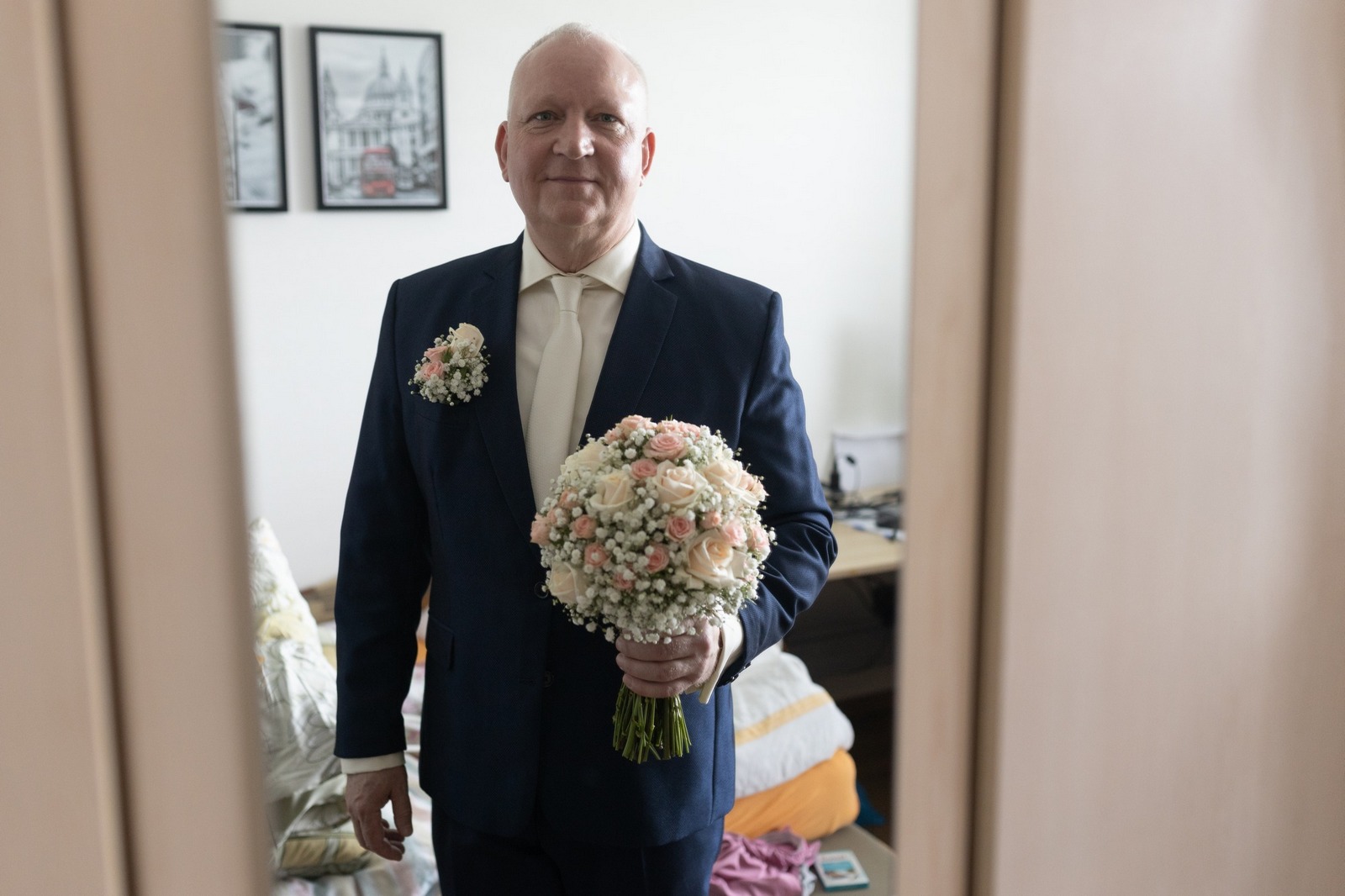 Svatba Hostinec u Vrbů ve Stašově, Hořovice přichází ženich
