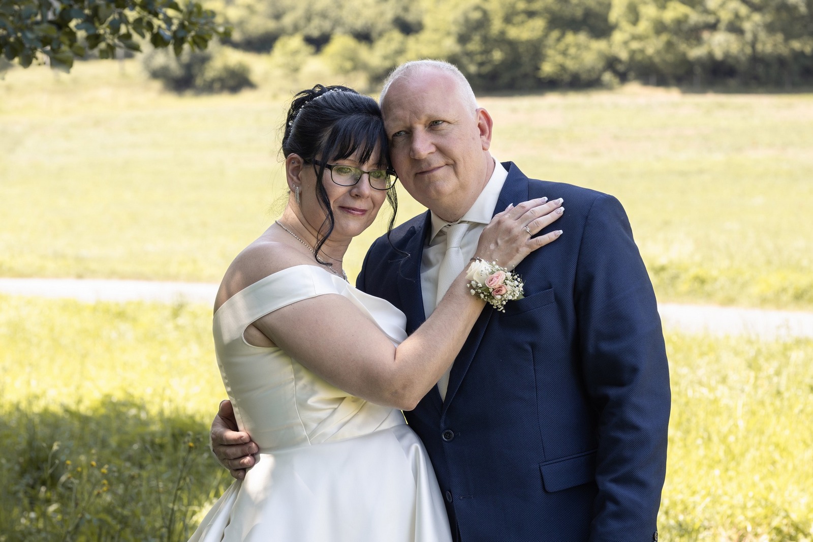 Svatba Hostinec u Vrbů ve Stašově, Hořovice ženich a nevěsta detail