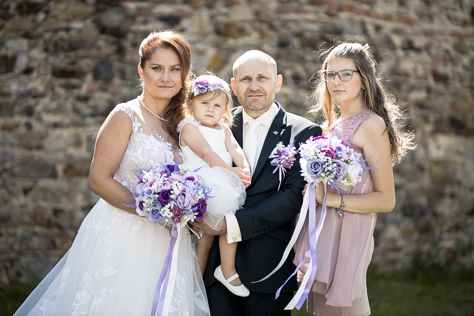 Svatební fotografie rodina
