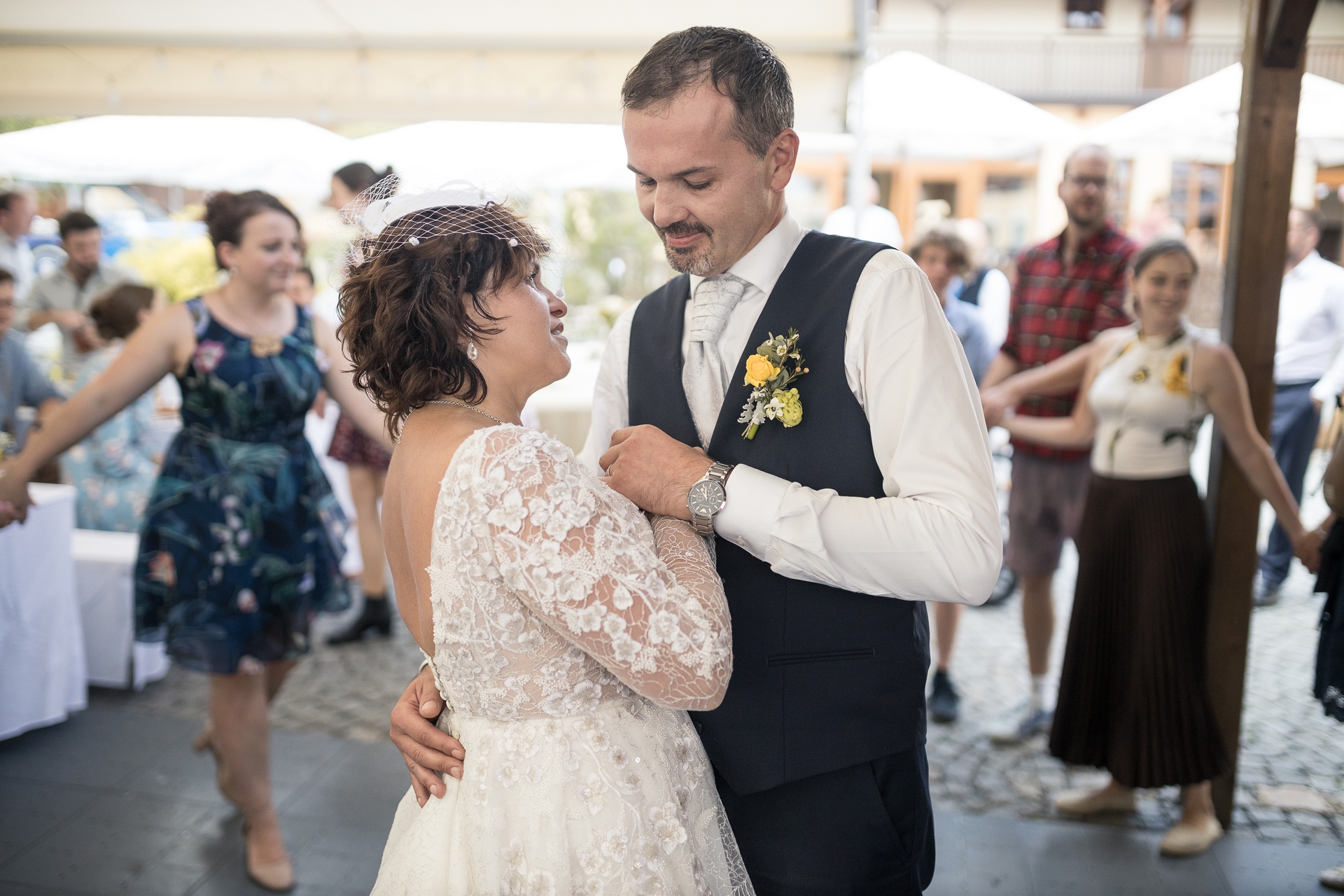 Svatba na Statku ve Svatém Poli - první novomanželský tanec